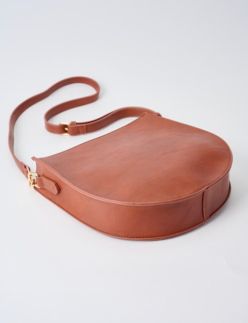 Whistle Accessories Saddle Crossbody Bag, Tan product photo View 05 L