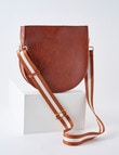 Whistle Accessories Saddle Crossbody Bag, Tan product photo View 08 S