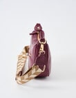 Whistle Accessories Moon Chain Crossbody Bag, Dark Plum product photo View 04 S