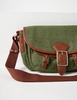 Zest Canvas Messenger Bag, Khaki product photo View 02 S