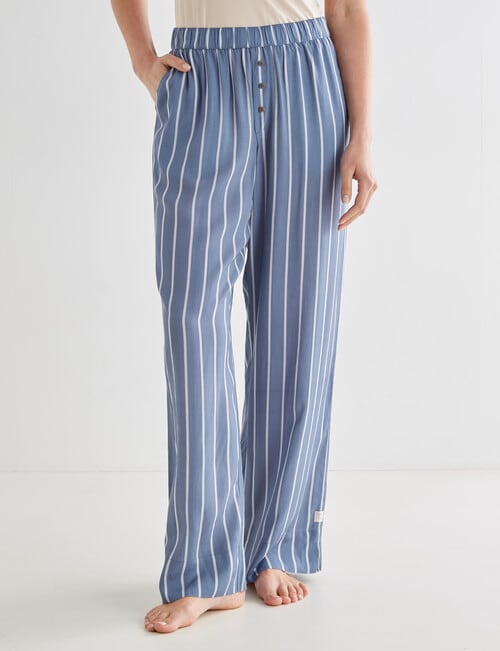Mineral Lounge Soft Lounge Woven Pant, Steel Stripe product photo