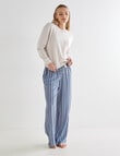 Mineral Lounge Soft Lounge Woven Pant, Steel Stripe product photo View 03 S