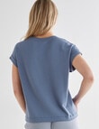 Mineral Lounge Soft Lounge Tee, Steel product photo View 02 S