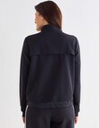 Ella J Zip Weekend Jacket, Black product photo View 02 S