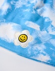 Switch Smiley Tie Dye Beanie, Bluebell product photo View 02 S