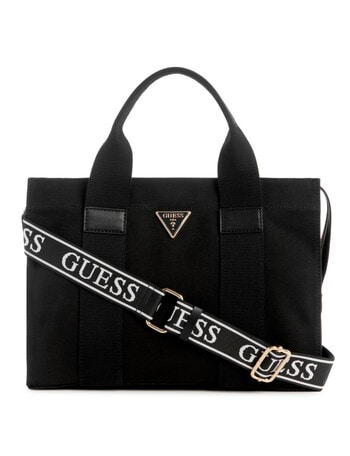Guess Canvas II Small Tote Bag, Black product photo
