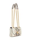 Guess Cosette Mini Convertible Crossbody Flip Bag, Taupe Multi product photo View 03 S