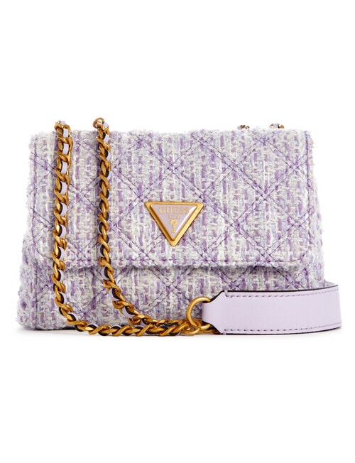 Guess Giully Mini 2-Compartment Convertible Flap Bag, Lavender product photo