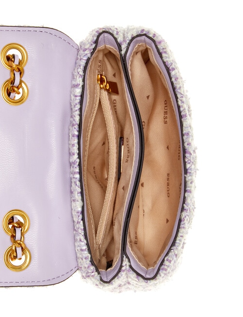 Guess Giully Mini 2-Compartment Convertible Flap Bag, Lavender product photo View 04 L
