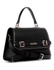 Guess Sestri Top Handle Flap Bag, Black product photo View 03 S