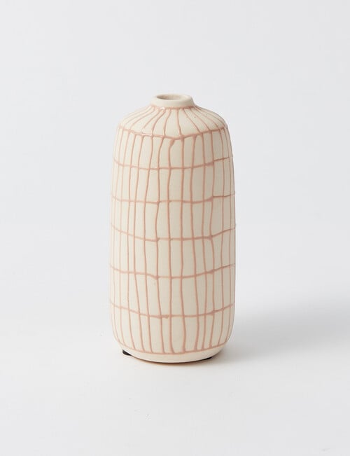 M&Co Arcadia Vase, Stripe product photo