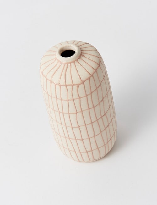 M&Co Arcadia Vase, Stripe product photo View 02 L