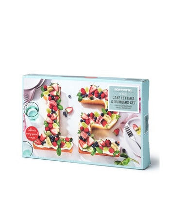 Soffritto Cake Letters & Numbers Baking Set, 10 Piece product photo