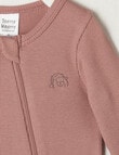 Teeny Weeny Sleep Waffle Sleepsuit, Pink product photo View 02 S