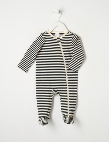 Teeny Weeny Sleep Sleepsuit, Navy Stripe product photo