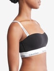 Calvin Klein Modern Cotton Lightly Lined Bandeau Bra, Black, XS-L product photo View 02 S