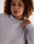 Studio Curve Lofty Jumper, Lavender Marle product photo View 04 S