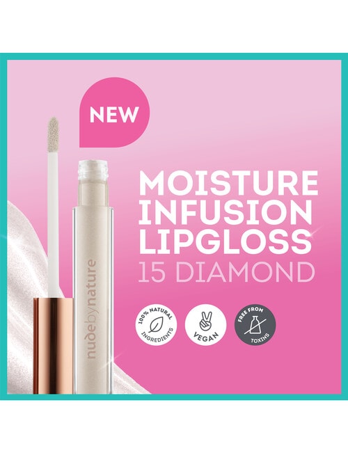 Nude by Nature Moisture Infusion Lipgloss, 15 Diamond product photo View 05 L