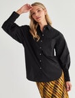 Mineral Melt Shirt, Black product photo View 05 S