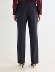 Oliver Black Straight Leg Pant, Pinstripe product photo View 02 S