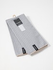 Ladelle Mega Waffle Tea Towel, 2-Pack, Grey product photo
