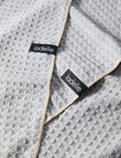 Ladelle Mega Waffle Tea Towel, 2-Pack, Grey product photo View 02 S