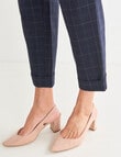Ella J Cuffed Trouser Pant, Navy Check product photo View 05 S