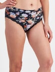 Berlei Barely There Floral Full Brief, Navy, 10-20 product photo View 02 S