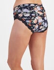 Berlei Barely There Floral Full Brief, Navy, 10-20 product photo View 03 S