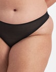 Berlei Because Mesh G- String Brief, Black, 8-24 product photo View 05 S