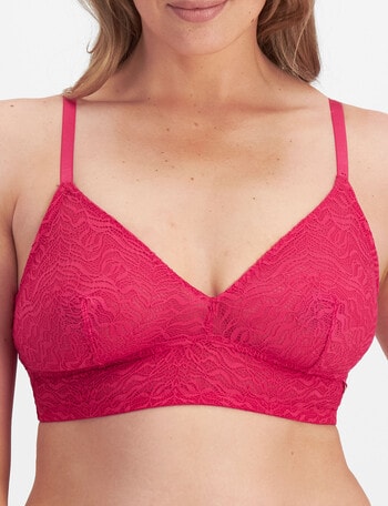 Berlei Because Lace Bralette, Hot Hibiscus, A-DD product photo