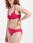 Berlei Because Lace Lightly Lined Bra, Hibiscus, B-E product photo View 04 S