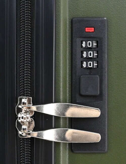 Voyager Durban Trolley Set, 3Piece, Green Bags & Suitcases