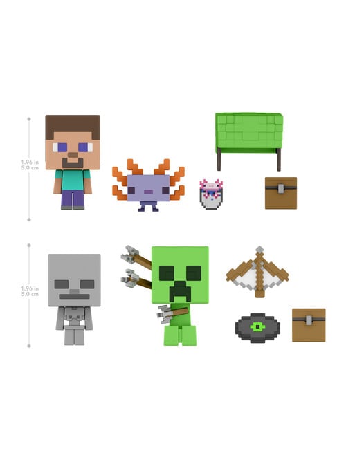 Minecraft Mob Head Minis Multi-pack, Assorted product photo View 05 L