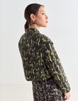 State of play Cosmos Jacket, Green Pattern product photo View 02 S