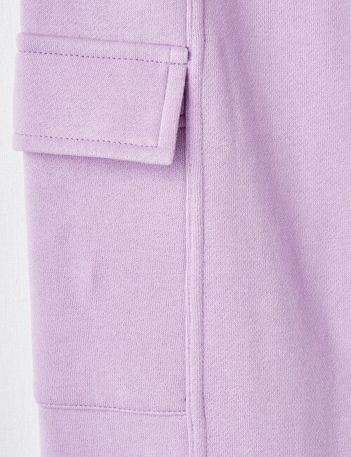 Switch Cargo Fleece Trackpant, Lavender product photo View 02 L