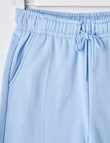 Switch Wide Leg Split Hem Trackpant, Baby Blue product photo View 02 S