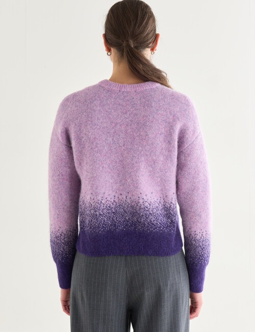 State of play Ombre Sweater, Deep Grape product photo View 02 L