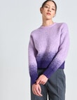 State of play Ombre Sweater, Deep Grape product photo View 05 S