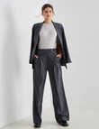 State of play Otto Wide Leg Pant, Charcoal Stripe product photo View 03 S