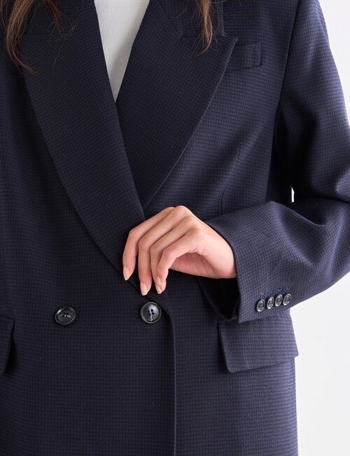 Mineral Man Style Blazer, Black & Navy product photo View 04 L