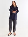 Mineral Man Style Blazer, Black & Navy product photo View 06 S