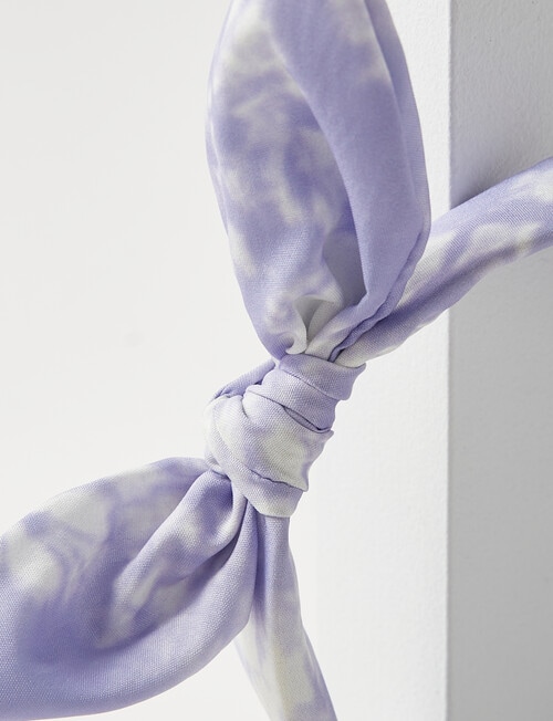 Switch Tye Dye Bow Headband, Lavender product photo View 02 L