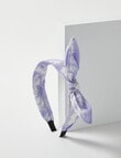 Switch Tye Dye Bow Headband, Lavender product photo View 03 S