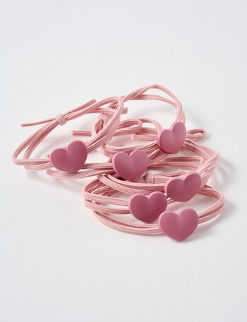 Switch Hair Ties, 6-Piece, Dusky Pink product photo