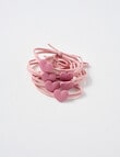 Switch Hair Ties, 6-Piece, Dusky Pink product photo View 03 S