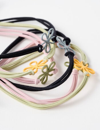 Switch Hair Ties, 6-Piece, Daisy product photo