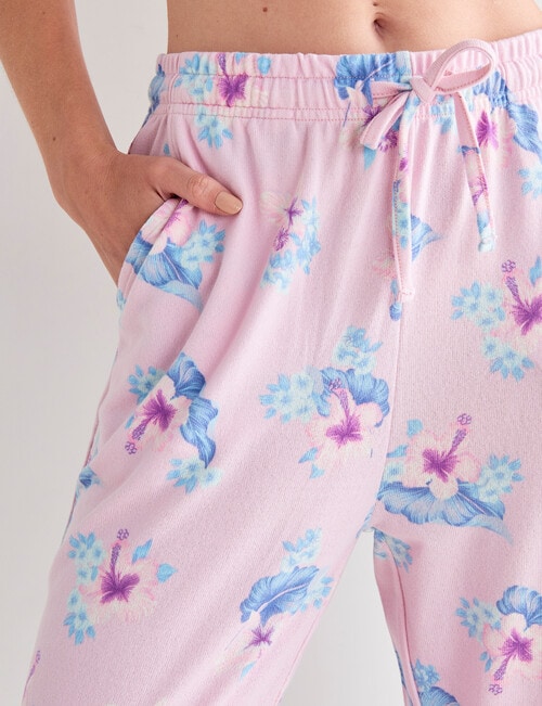 Zest Sleep Soft Touch Jogger, Lavender Hibiscus product photo View 04 L