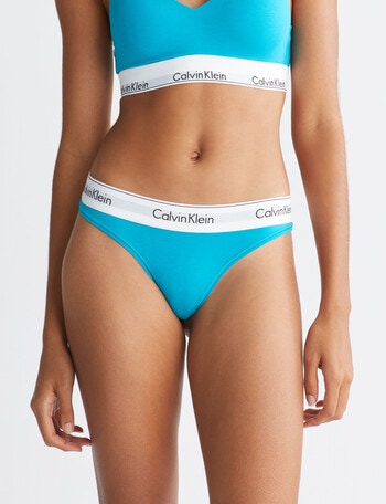 Calvin Klein Modern Cotton Thong Brief, Cool Breeze, XS-L product photo