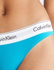 Calvin Klein Modern Cotton Thong Brief, Cool Breeze, XS-L product photo View 02 S